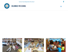 Tablet Screenshot of columbuspre-school.com